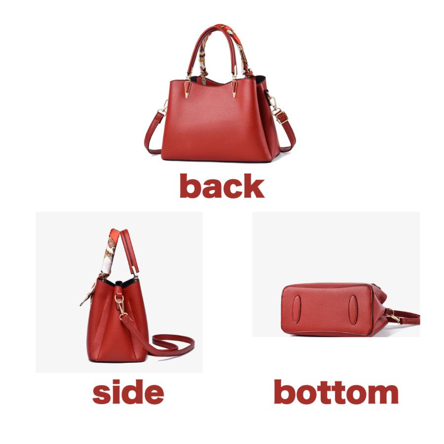 ショルダーバッグ レディース 斜めがけバッグ 肩掛けバッグ ハンドバッグ かばん 革 黒 軽い 軽量 40代 50代 60代 スマホ お財布 ポシェット カバン |  | 07