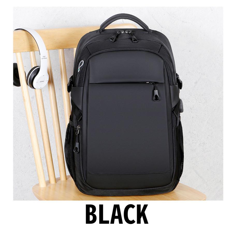 ビジネスリュック メンズ 大容量 レディース リュックサック バックパック ナップサック 軽量 おしゃれ 通勤 撥水 通学 通勤 PC 出張 旅行 | ブランド登録なし | 01