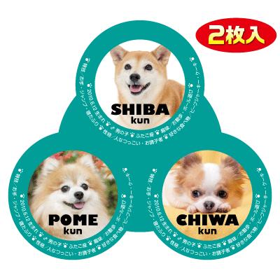 ステッカー 名前/写真入り 犬用 オーダーメイド/オリジナル 車用等 