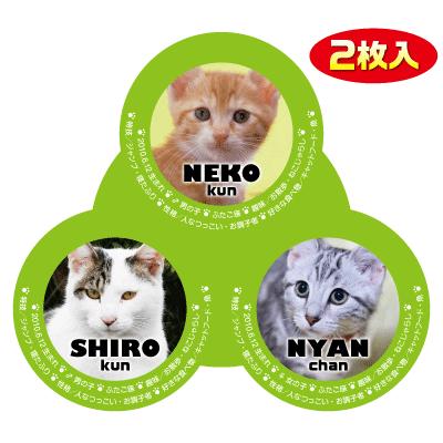 オーダーメイド/オリジナル ステッカー 名前/写真入り 猫用 車用等 愛