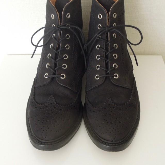 トムブラウン 21AW ウィングチップブーツ サイズ8.5 定価16万円 黒 中古・古着通販】TOM FORD (トムフォード) ウイングチップブーツ