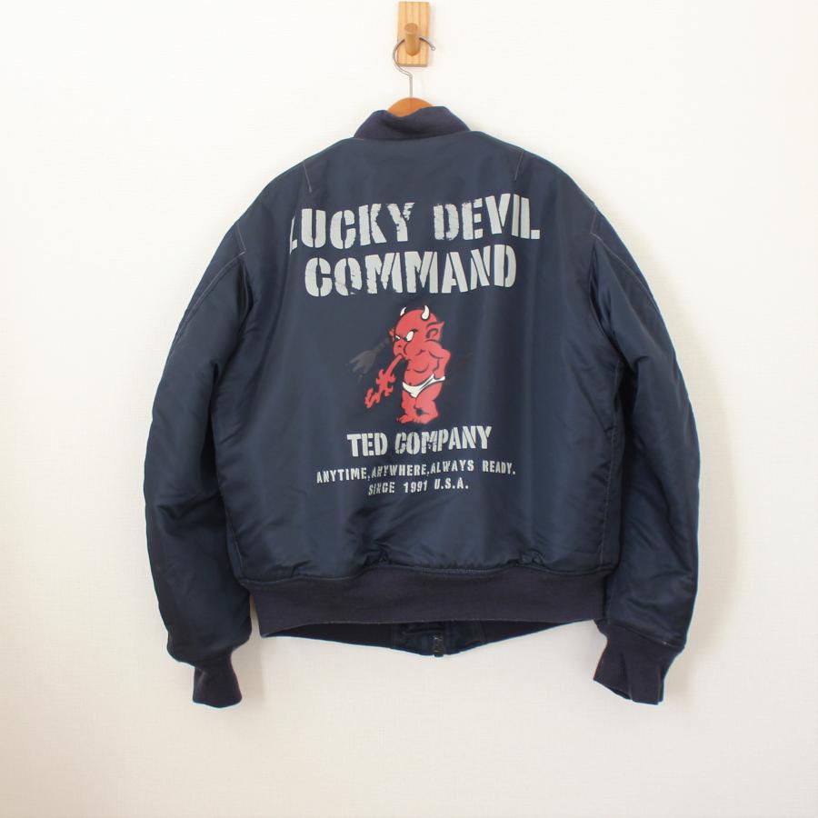 Ted Company MA-1 フライトジャケット 40サイズ ネイビー TEDMAN sold TED COMPANY テッドカンパニー フライトジャケット