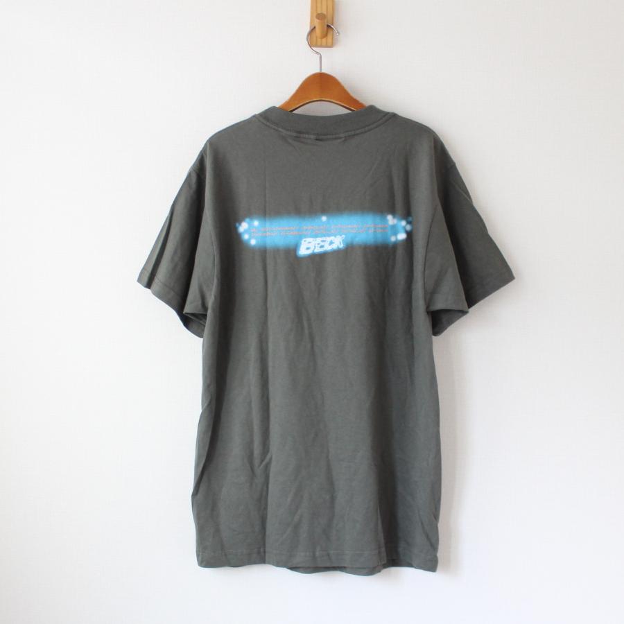 BECK ベック 2000年ジャパンツアー Tシャツ MIDNIGHT VULTURES グリーン M （w-0860）｜opheliaweb-shop｜02