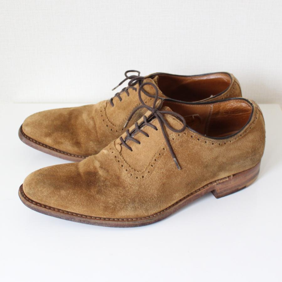ポールスミス × CHEANEY チーニー 革靴 イングランド製 スエード 茶色 