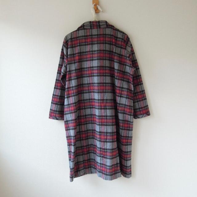 Umii908 45rpm ワンピース 日本製 グレー 赤 黒系のチェック柄 2 W 1227 W 1227 オフェーリア ヤフー店 通販 Yahoo ショッピング