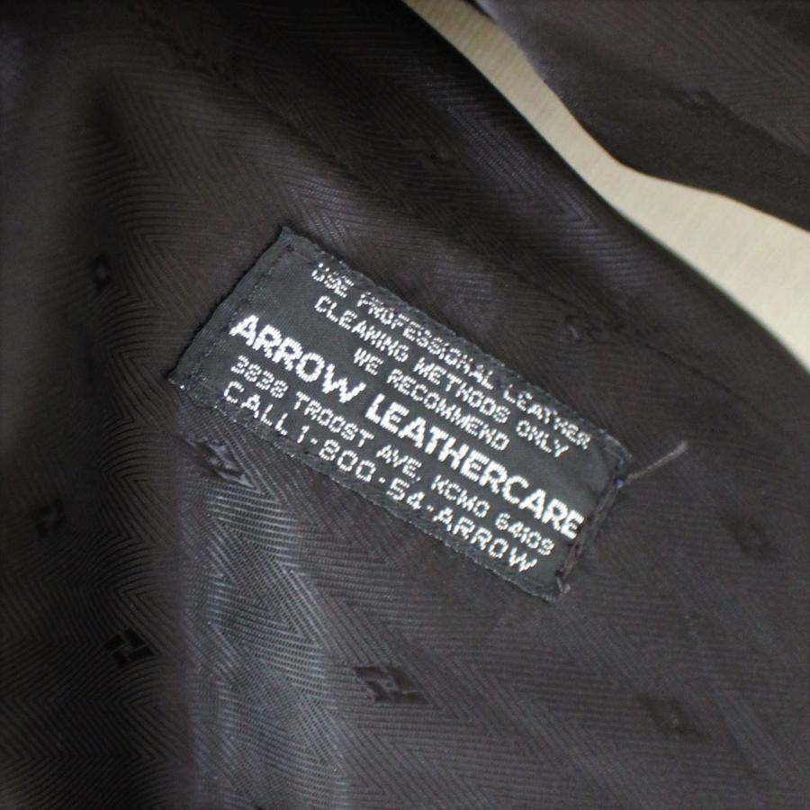 Remy レミー ARROW LEATHERCARE ソフトレザー ジャケット 千鳥格子 
