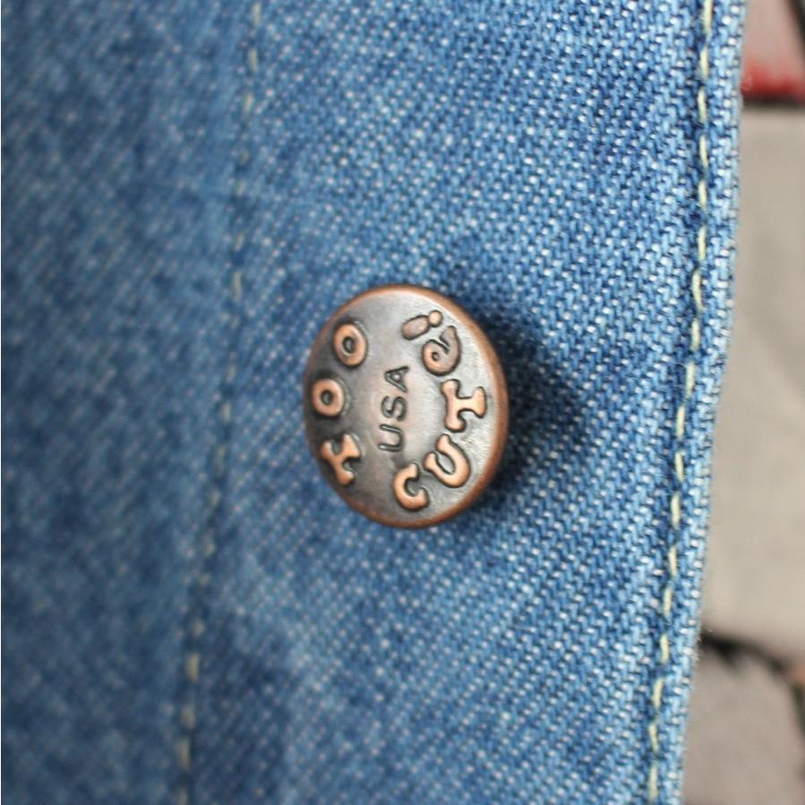 TOO CUTE Betty BOOP MADE IN USA デニムシャツ M Vintage 90's TOO CUTE Betty Boop Denim Shirt Made in USA