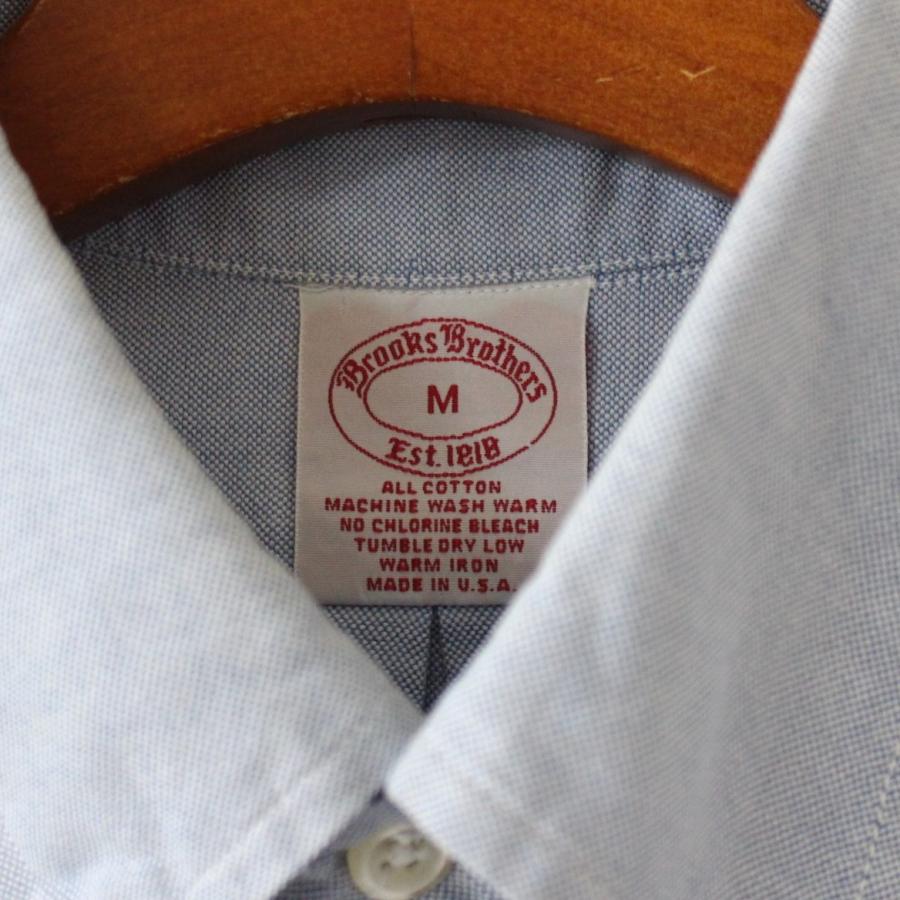 【新品】ブルックスブラザーズ　オリジナルフィット　Mサイズ ブルー　同色ロゴ 新品】ブルックスブラザーズ オリジナルフィット Mサイズ ブルー