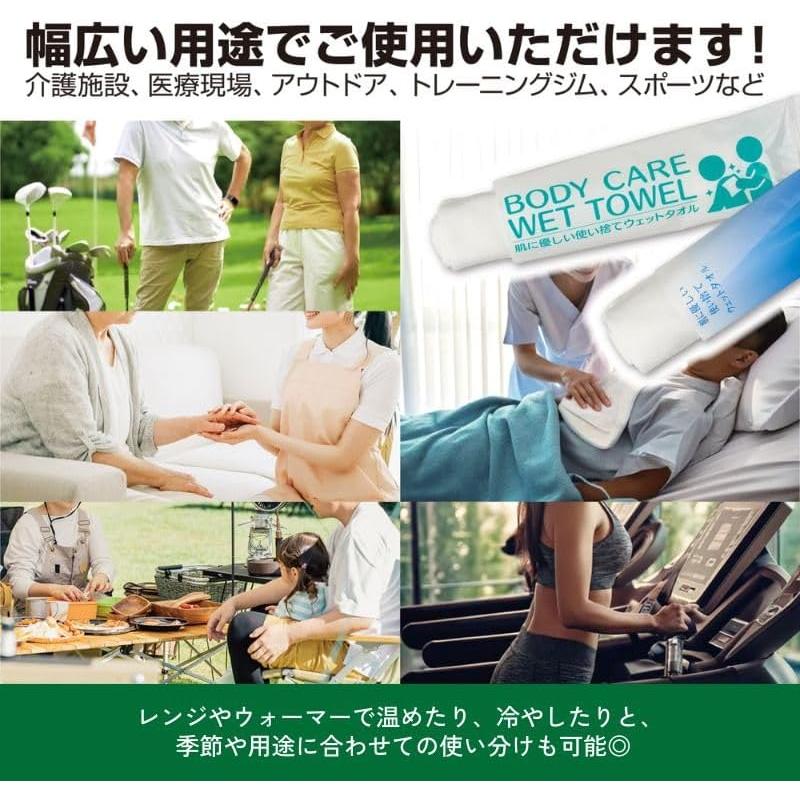 Fresh+ 大判ボディケアウェットタオル 400本 GK-1 からだ拭き 清拭