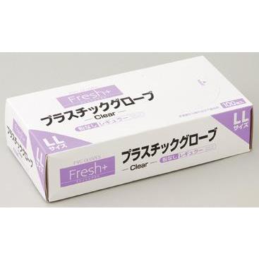 使い捨て手袋 フレッシュプラス プラスチックグローブ（レギュラー