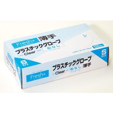 使い捨て手袋 フレッシュプラス プラスチックグローブ（薄手タイプ