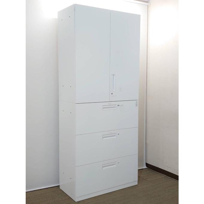 KOKUYO 美品 上下書庫 両開き書庫 ラテラル書庫 キャビネット