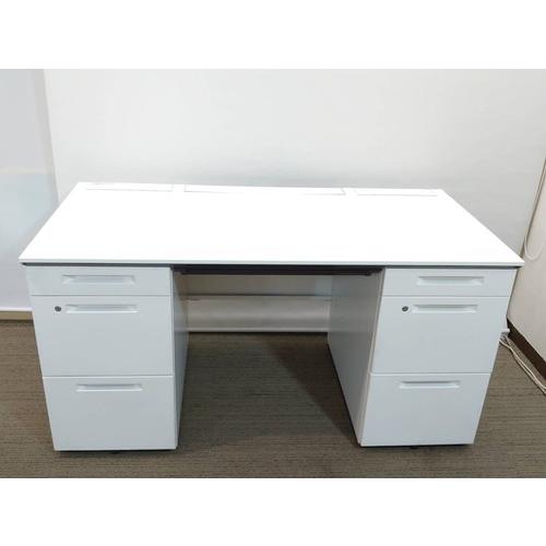 KOKUYO（コクヨ） 美品 デスクセット 3人用 両袖机×1 片袖机×2 W1400 