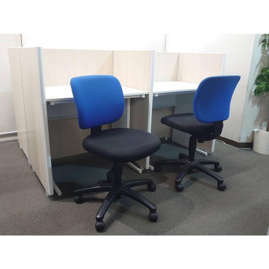 東京地区限定送料無料 パネルデスクセット 4人用 デスクチェア