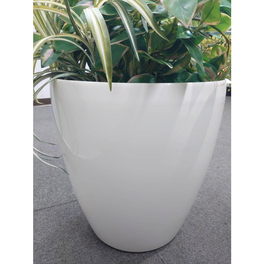 送料無料 寄せ植え ミックスグリーン 鉢付き オフィスグリーン 観葉植物 インテリアグリーン H650 人工観葉植物 中古の画像