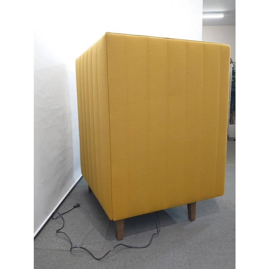 東京地区送料無料 2台入荷 ワークブース コクヨ インターバル 1人用 パーソナルソファ ブース型ソファ ブースセット 中古_13