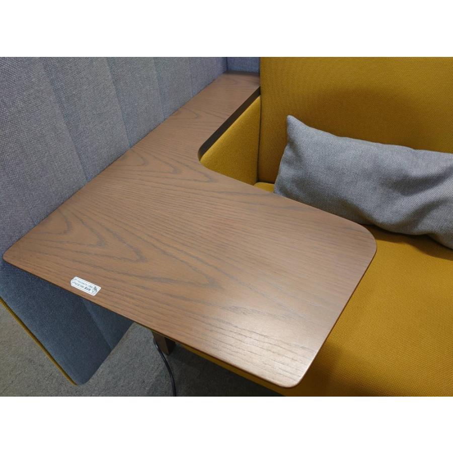 東京地区送料無料 2台入荷 ワークブース コクヨ インターバル 1人用 パーソナルソファ ブース型ソファ ブースセット 中古_6