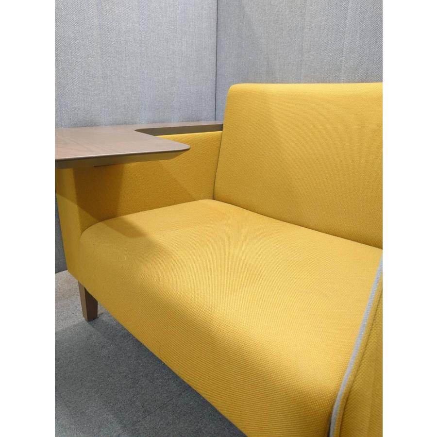 東京地区送料無料 2台入荷 ワークブース コクヨ インターバル 1人用 パーソナルソファ ブース型ソファ ブースセット 中古_9