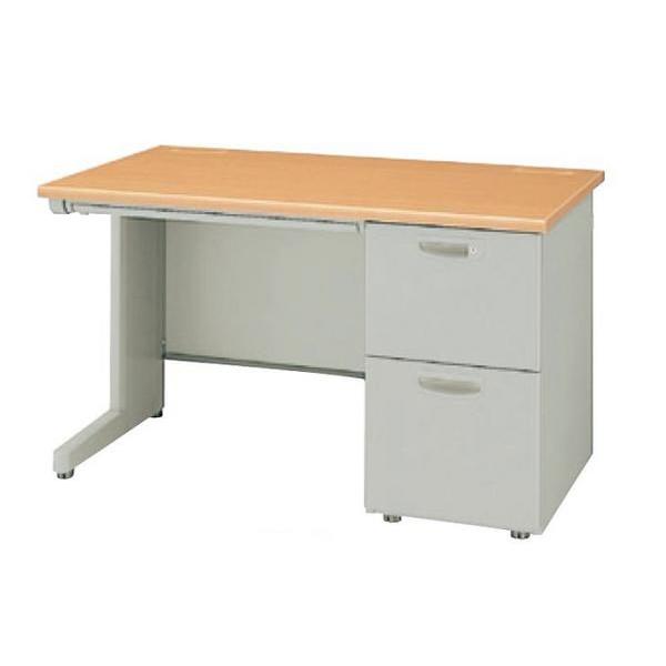 地域限定 送料無料 新品 幅1200mm片袖机 事務机　スチールデスク　OA PC　学習机　2色の天板カラーから選べます
