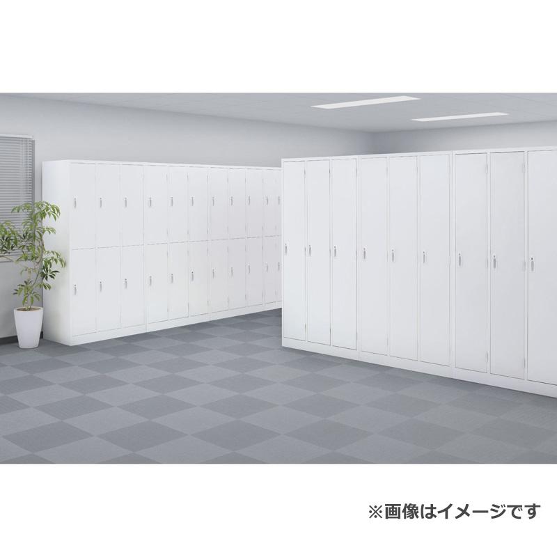 生興 送料無料 新品 激安 2人用ロッカー スチールロッカー ホワイト 鍵 