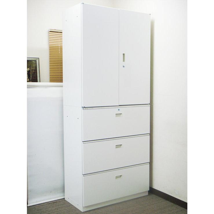 イトーキ 美品 シンライン 上下書庫 両開き書庫 ラテラル書庫  