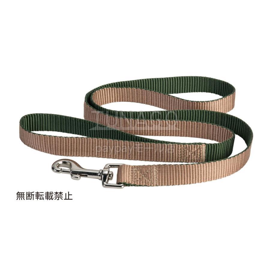 犬 リード 引きひも 犬用ロープ 中型犬 大型犬 1.2m ペットリード 散歩 軽量 おしゃれ バイカラー ブランド ナスカン ハーネス M | OPPO（ペット） | 02