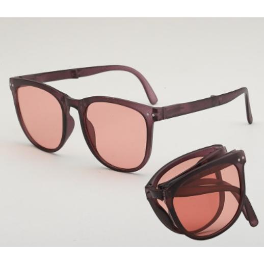 折りたたみサングラス UV400 紫外線カット 専用ケース付き   (5)パープル（ピンク）｜oppohouse｜06