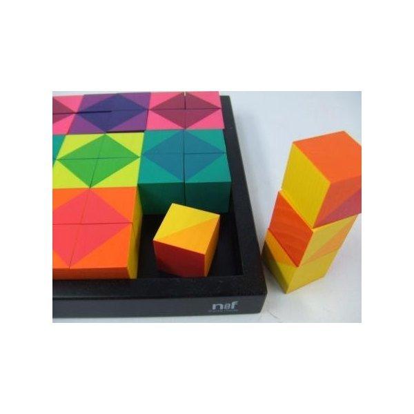 【送料無料・即納】キーナーモザイク（小）★ ネフ社 naef 木のおもちゃ 出産祝い ニキティキ ラッピングできます 積み木 つみ木