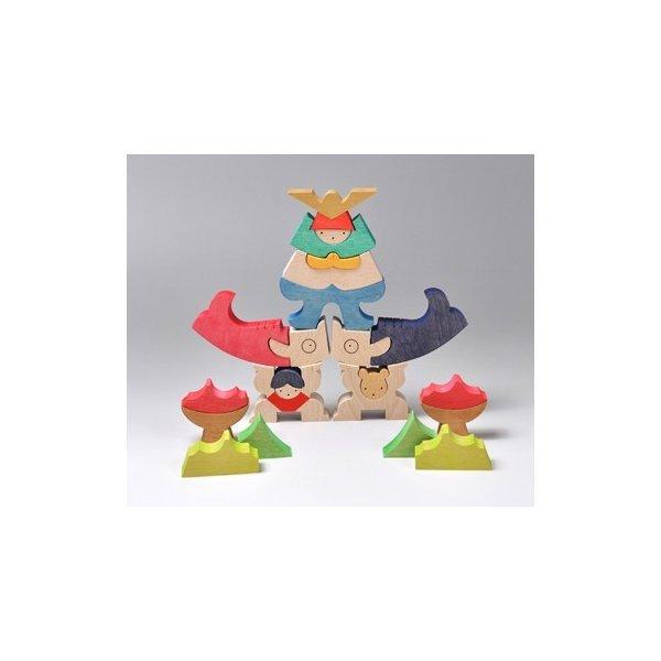 かぶと童子と熊と金太