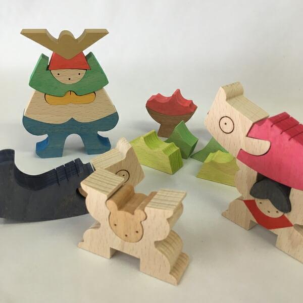 かぶと童子と熊と金太