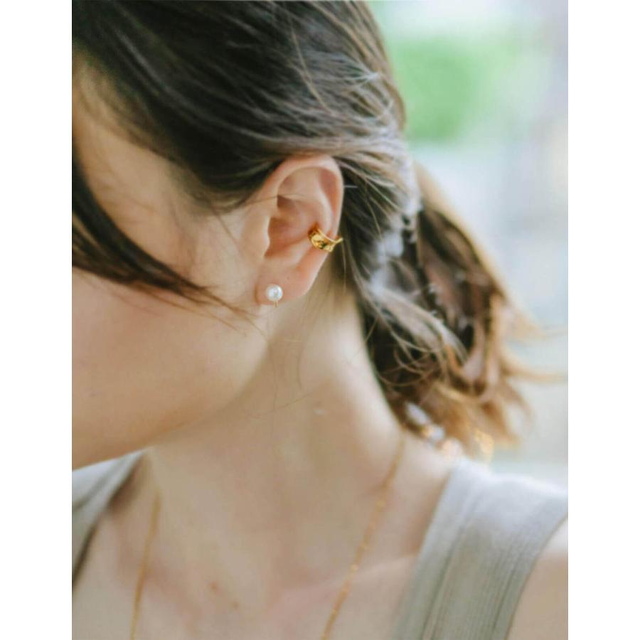 Ops. ピアス レディース アコヤ真珠 パール ゴールド 小ぶり 小さい  