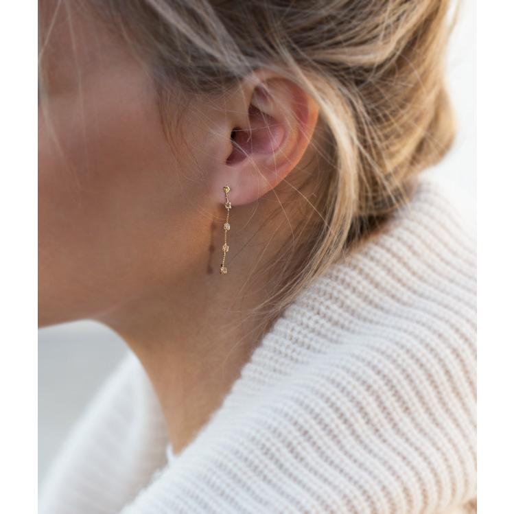 Ops. ピアス レディース 【甲府ブランド】 18k 揺れる ダイヤ Ops. ピアス レディース 【甲府ブランド】 18k 揺れる ダイヤ