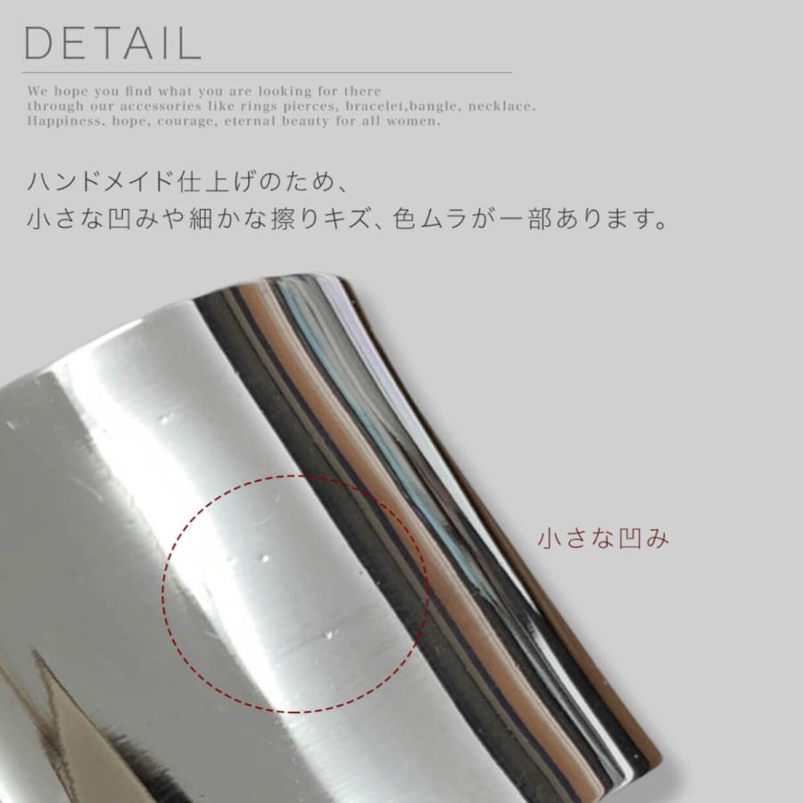 爆買 バングル ブレスレット レディース 【訳ありアウトレット品】★アウトレット価格 ワイドブレスレット 幅広  太め 個性的  SV925 Karpos カルポス シの画像
