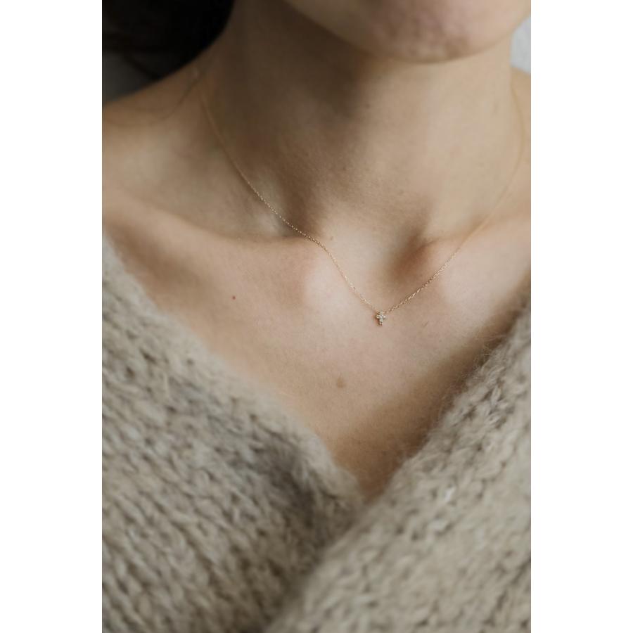 Ops.（オプス） ダイヤモンド ネックレス SIクラス K10 10金 ダイヤ