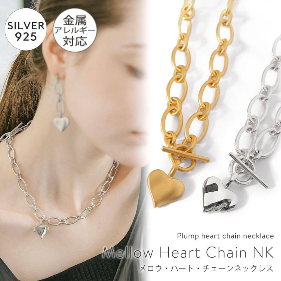 Ops. ネックレス レディース シルバー925 ゴールド 太め Ops. ネックレス レディース シルバー925 ゴールド 太め