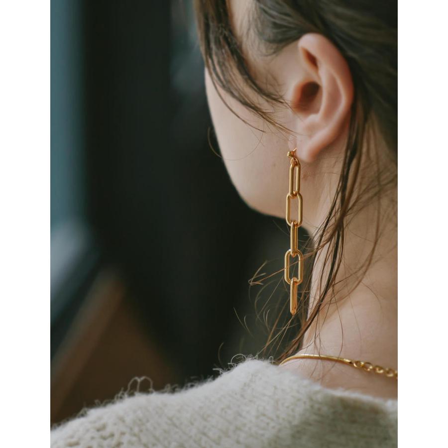 Ops. ピアス レディース チェーンピアス k18 個性的 派手 大ぶり Ops. ピアス レディース チェーンピアス k18 個性的 派手 大ぶり