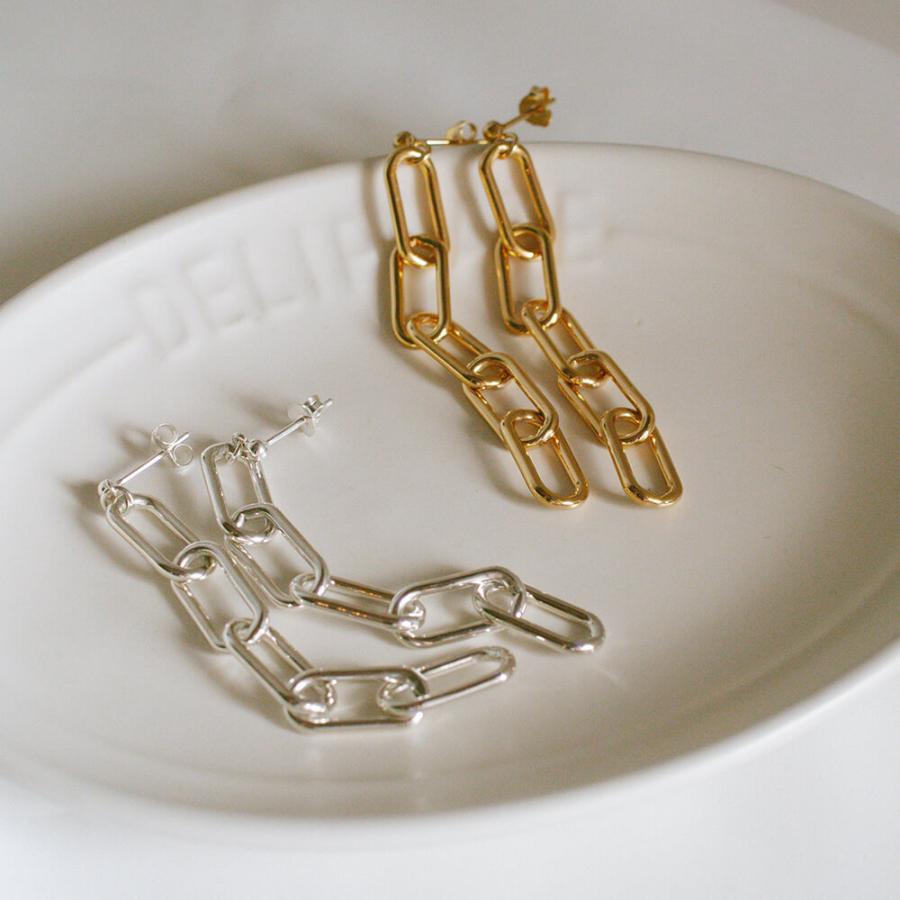 Ops. ピアス レディース チェーンピアス k18 個性的 派手 大ぶり Ops. ピアス レディース チェーンピアス k18 個性的 派手 大ぶり