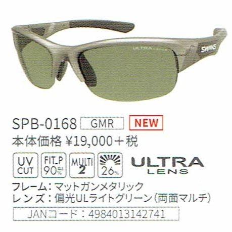 スワンズ SWANS サングラス 2018年 NEWモデル SPRINGBOK SPB-0168-GMR