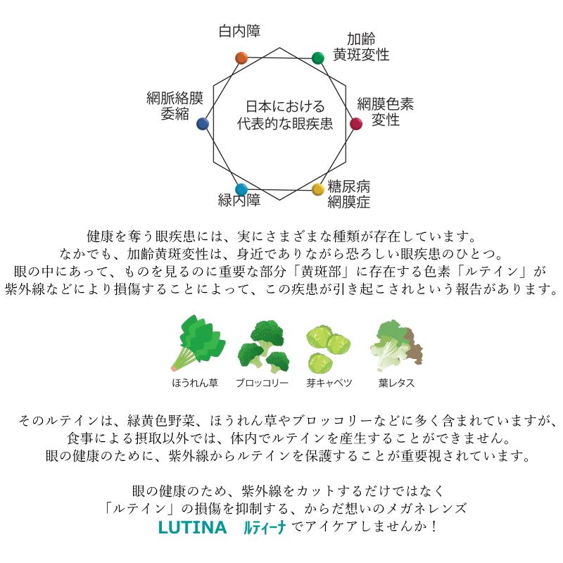 レンズ交換】調光 度付 LUTINA ルティーナ HX AS フォト 東海光学 屈折