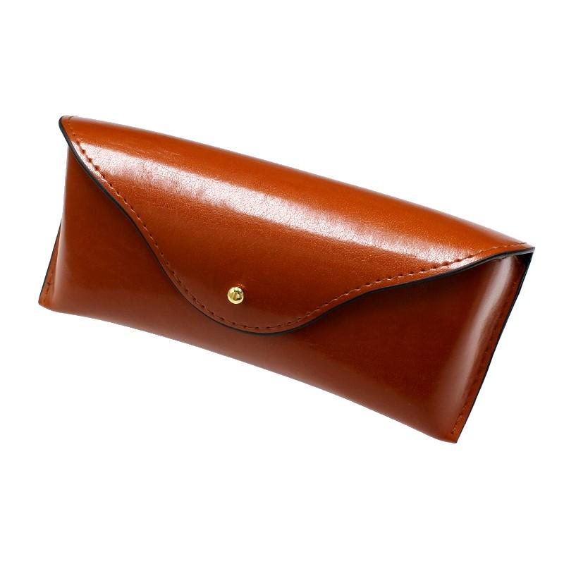 TCケース 穴留め式 メガネケース MR-8001 1 チャ ブラウン