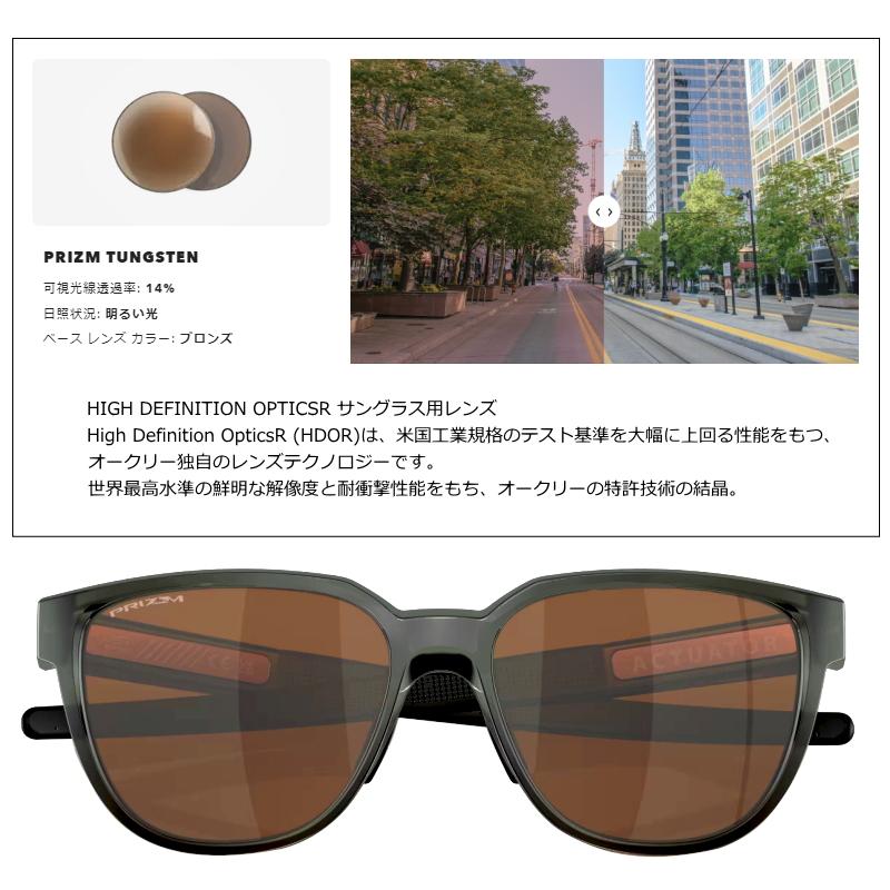 スーパーマーケット割引 OAKLEY オークリー ACTUATOR(A) OO9250A 0357 アクチュエーター マットグレイスモーク/Prizm TUNGSTEN サングラス アジアンフィット