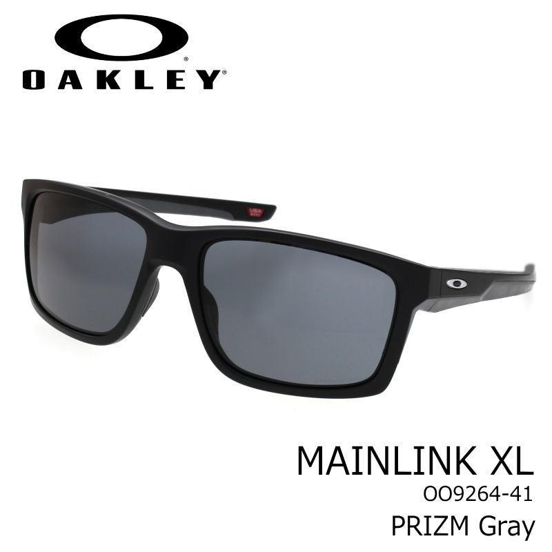 OAKLEY オークリー サングラス メインリンク 61サイズ MAINLINK OO9264-41 MATTE BLACK/prizm grey