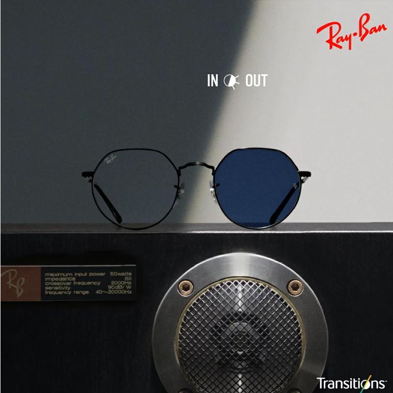 Ray-Ban (レイバン) JACK 調光 RB3565 002/GG 53サイズ ブラック 