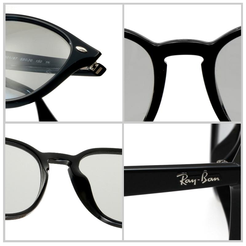 Ray-Ban (レイバン) サングラス RB4259F 53 601/87 BLACK/Light Grey ブラック ライトグレー｜opt-tamaki｜03