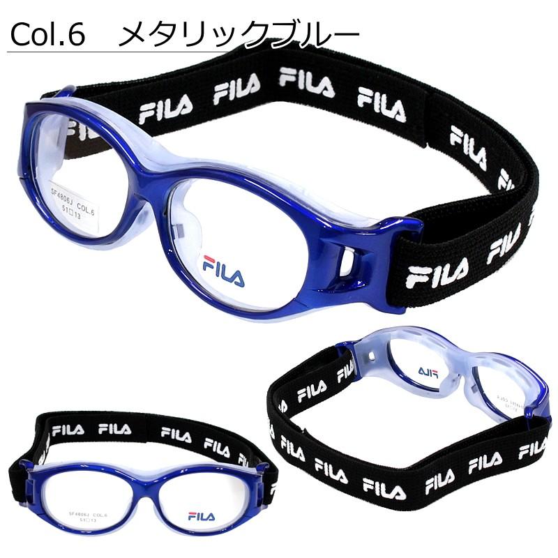 FILA (フィラ)スポーツゴーグルメガネ SF4806J キッズ ジュニア用 度付き 薄型非球面 UVカットレンズ 近視、遠視、乱視対応 花粉症にも｜opt-tamaki｜09