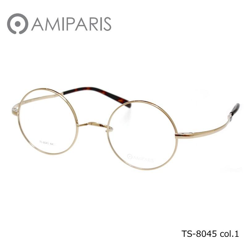 Amiparis アミパリ Ts 8045 C 1 ゴールド ラウンド 一山 丸メガネ チタン 日本製 Ts 8045 1 オプトタマキ 通販 Yahoo ショッピング