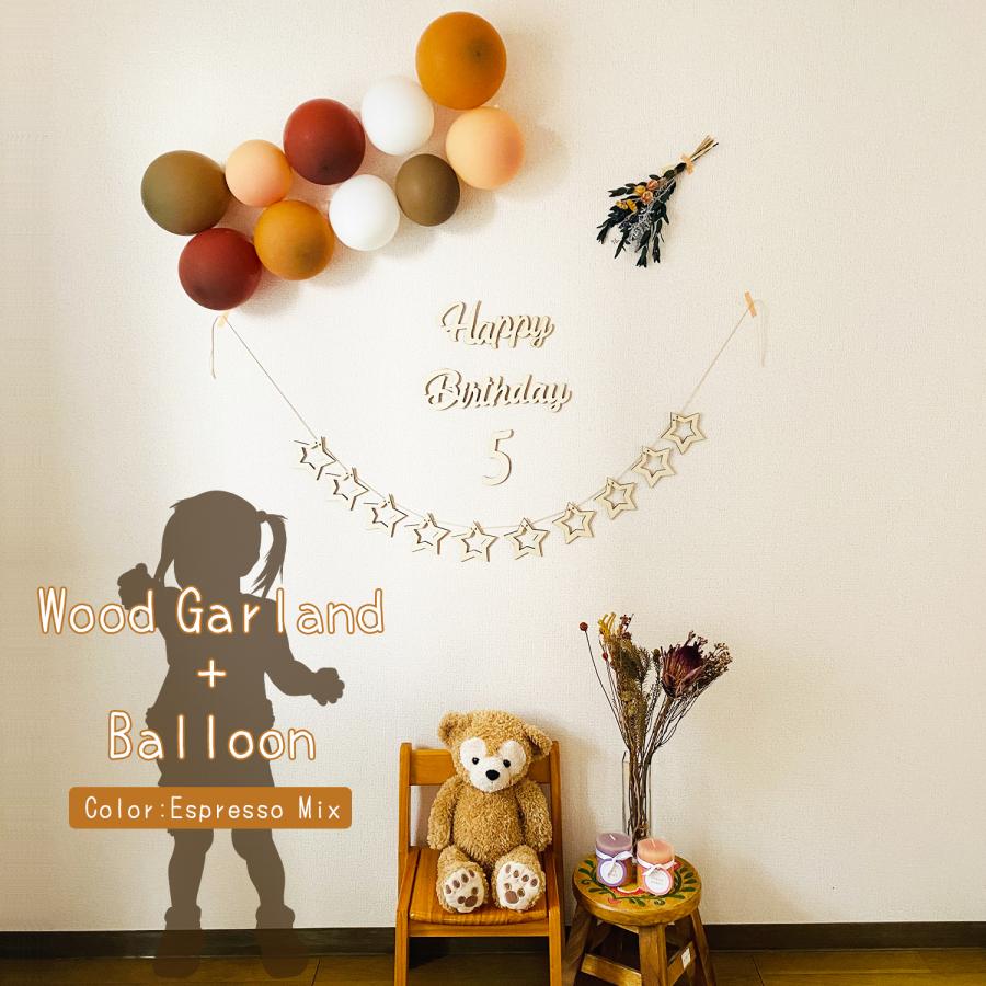 あすつく 誕生日 飾り付け 飾り 木製 ウッド バナー ガーランド 数字 バルーン 風船 セット 飾りつけ 1歳 2歳 3歳 100日祝い 星 男の子 女の子 Hbd Esp 001 Opterminus Store 通販 Yahoo ショッピング