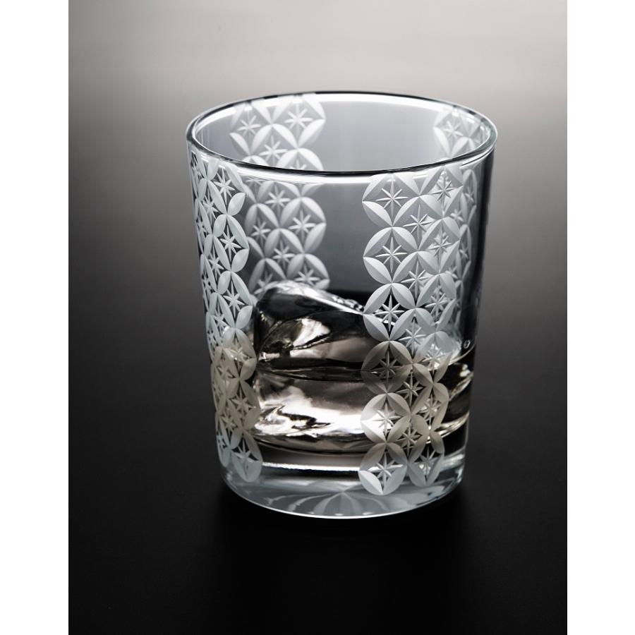 東京切子（花切子）ロックグラス　舞踊 | 
