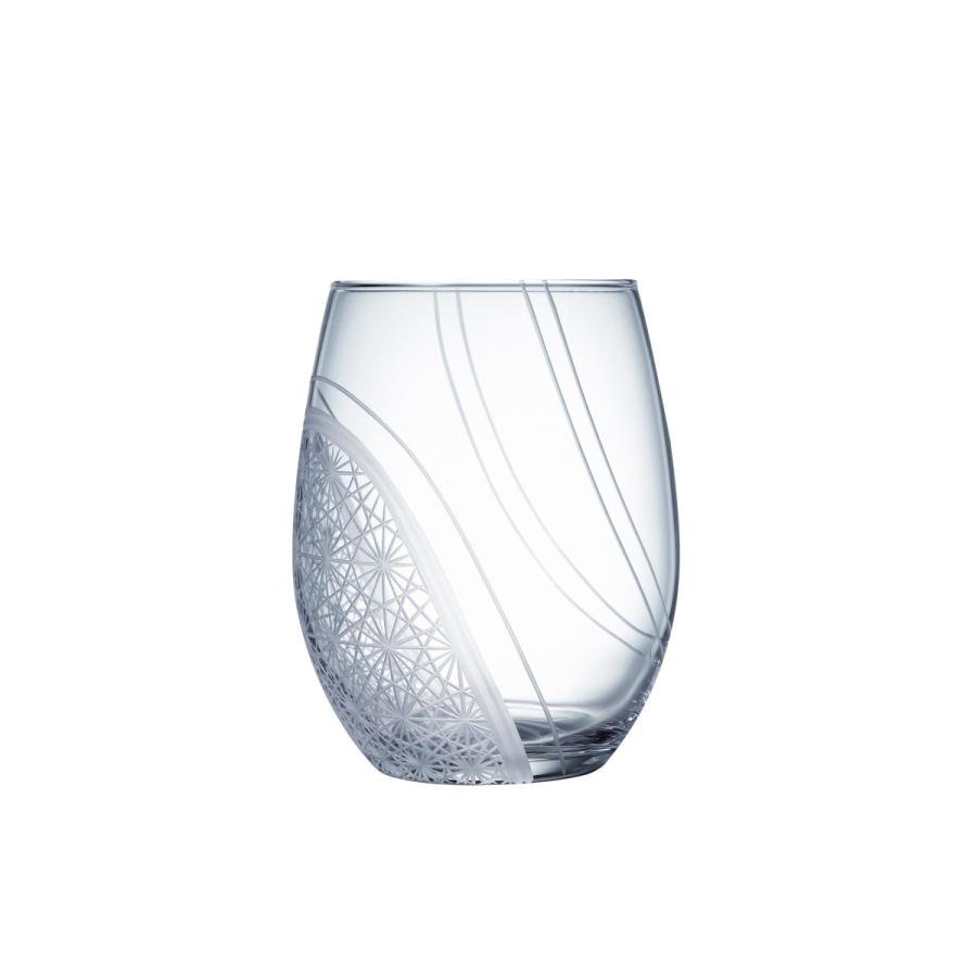 羽衣　-　東京切子(花切子）ワイングラス　菊繋ぎ |  | 01