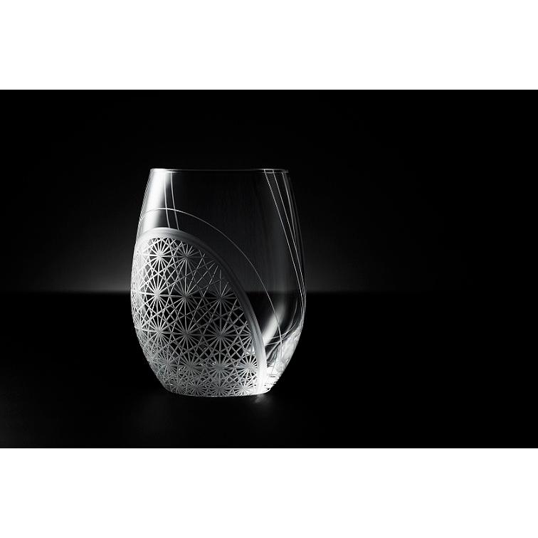 羽衣　-　東京切子(花切子）ワイングラス　菊繋ぎ |  | 02